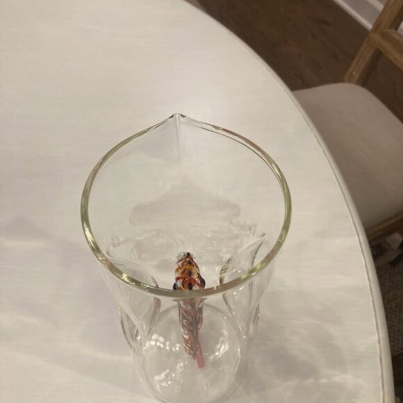 Massimo Lunardon Italian Artisan Glass Pitcher- New in box - Picture 6 of 7